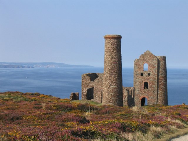 tin mine near saint agnes cornwall