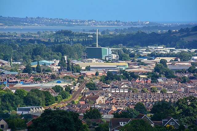 an image of exeter look out towards the exe estuary