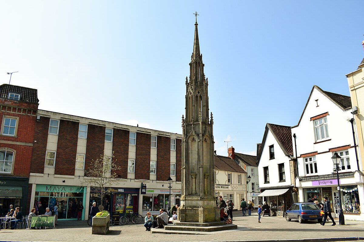 Glastonbury town centre