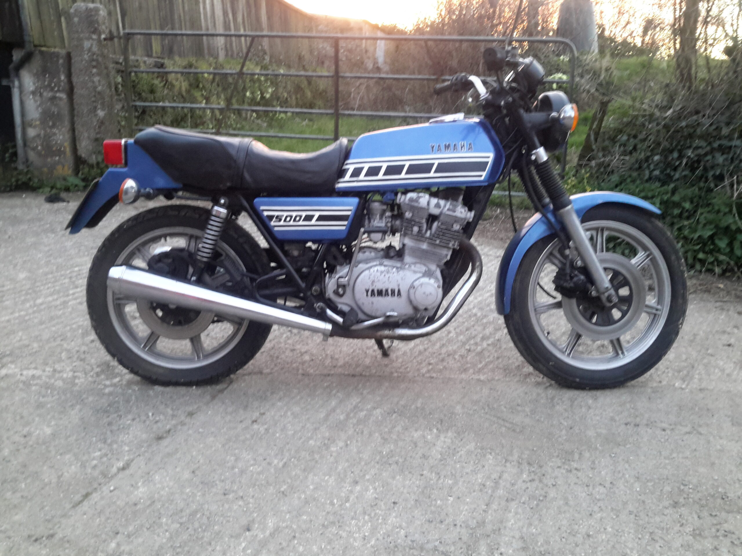 1980 yamaha xs500 restoration project - motorcycle delivery redruth and camborne