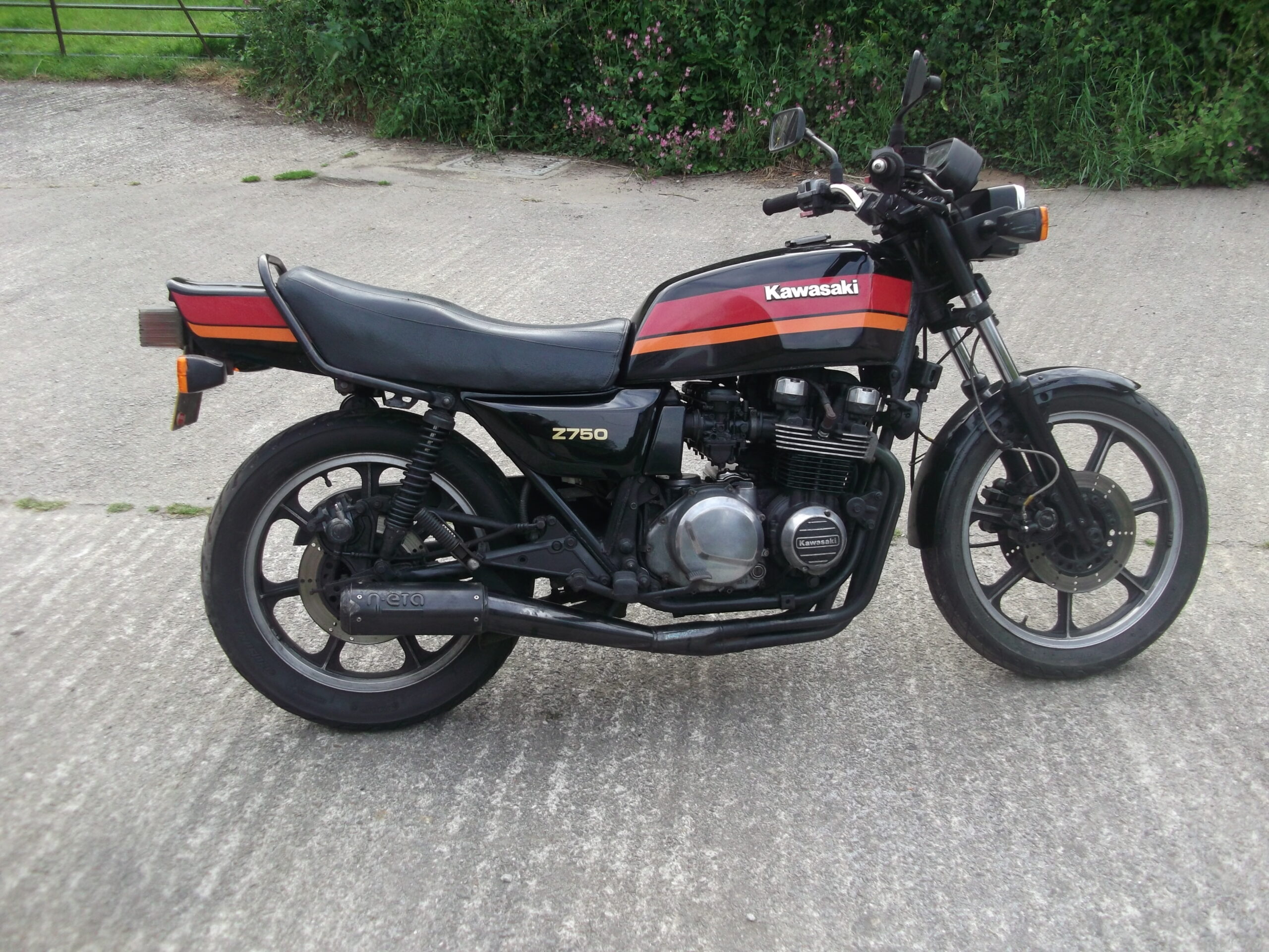 kawasaki z750 1983 - motorcycle delivery bude