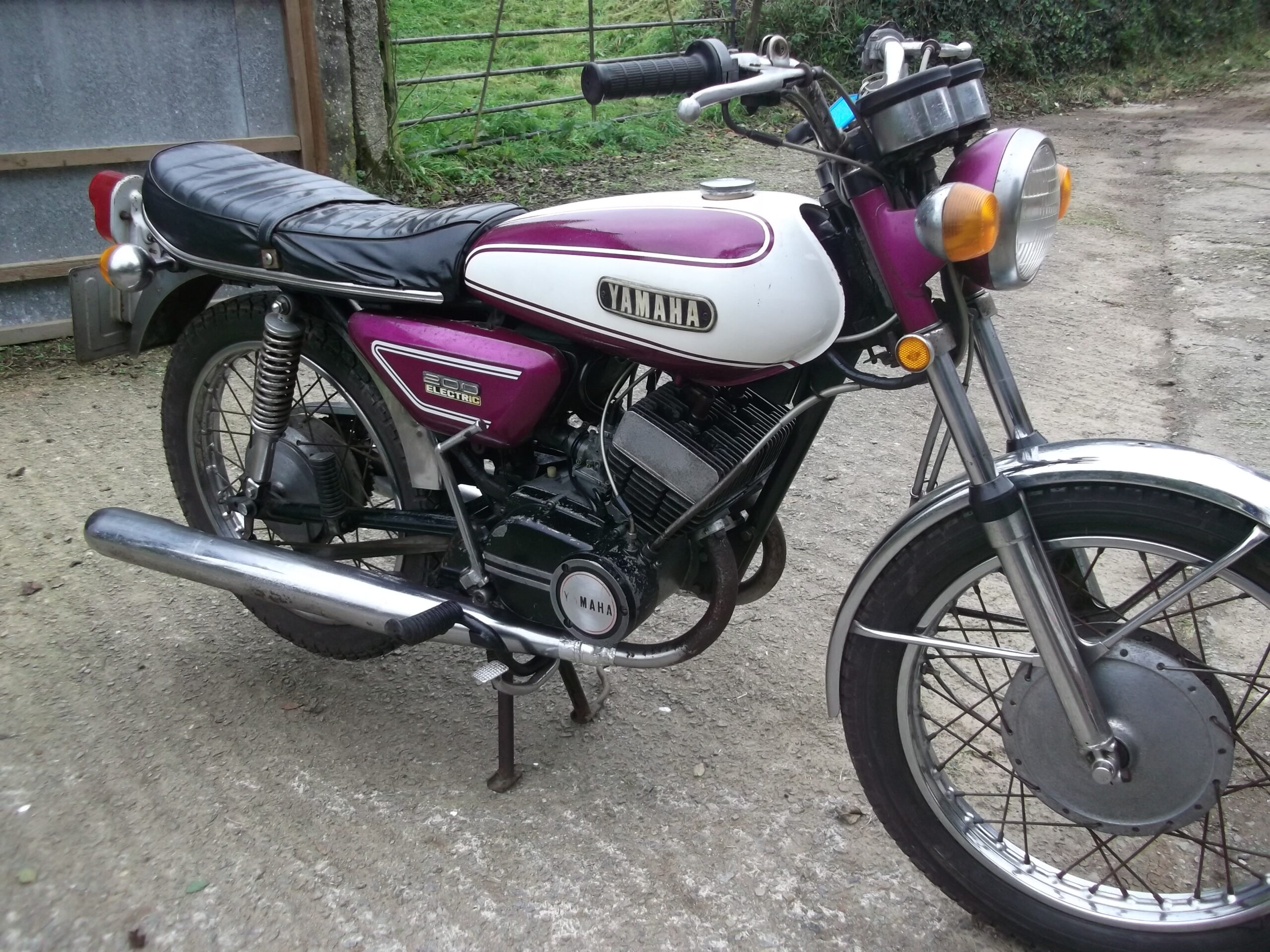 yamaha cs5e -motorcycle delivery barnstaple