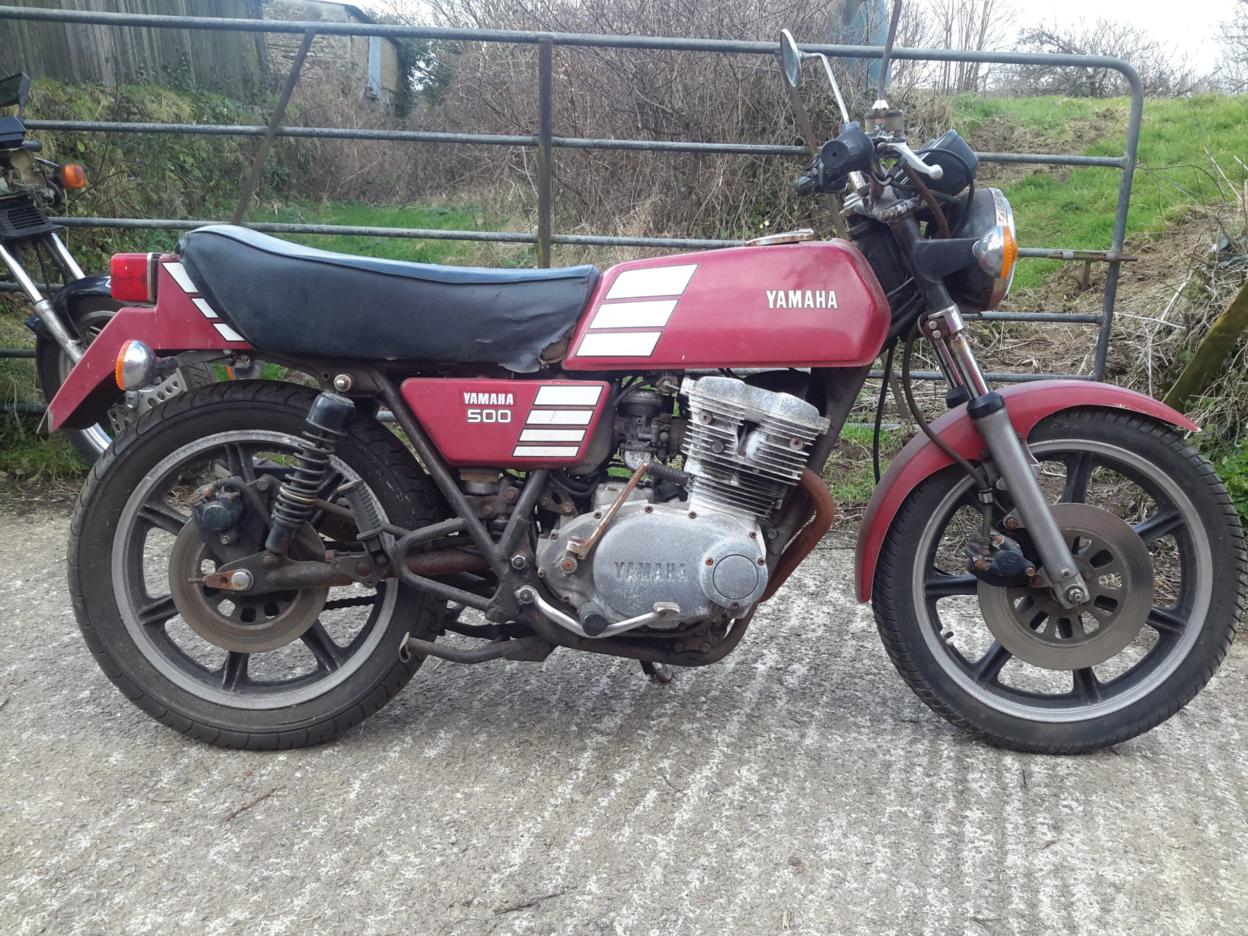 yamaha xs500 barn find - motorcycle delivery newquay