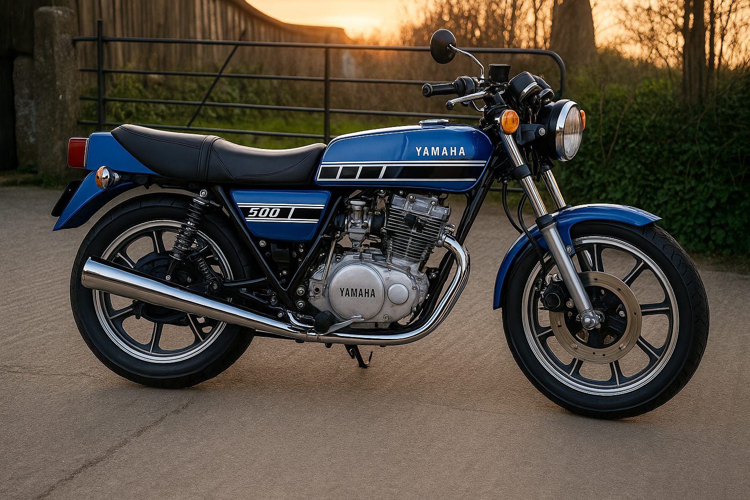 Yamaha xs500 - motorcycle delivery wiltshire